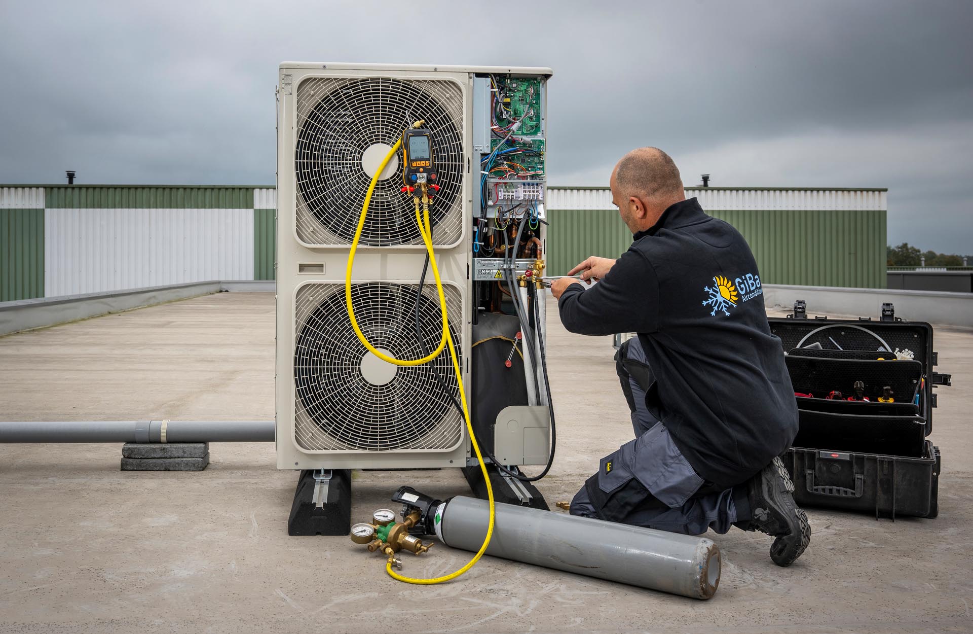 airco buitenunit onderhoud erkende installateur